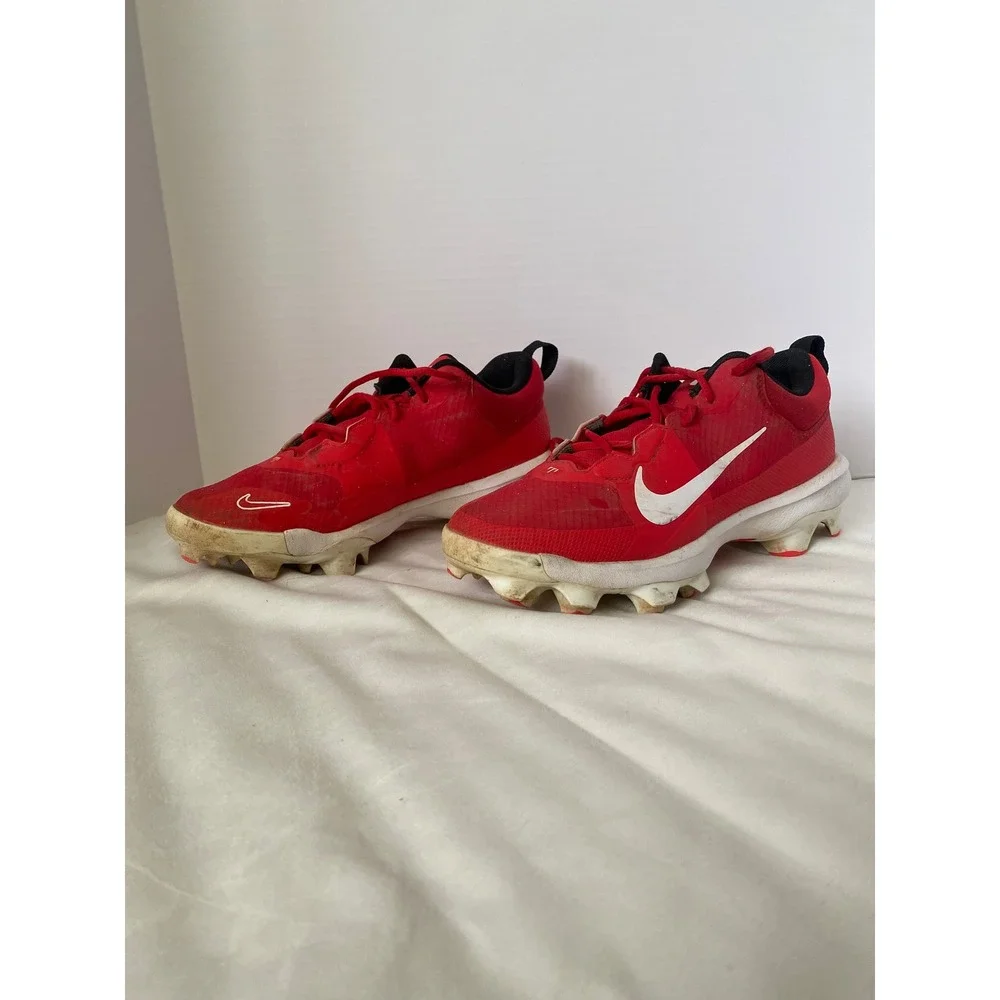 Nike Force Trout 9 Pro Cleats  University Red White FB2908-600 Mens 7